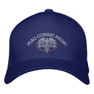Combat Medical Badge & Iraq Campaign Ribbon Hat