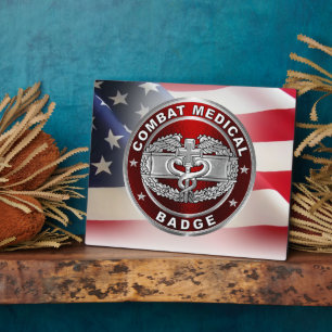 Combat Medical Badge Plaque