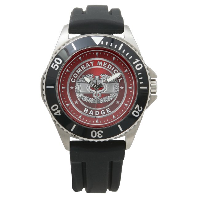 Combat Medical Badge  Watch (Front)