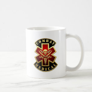 Combat Medical Skull & Swords Cross Patch Coffee Mug
