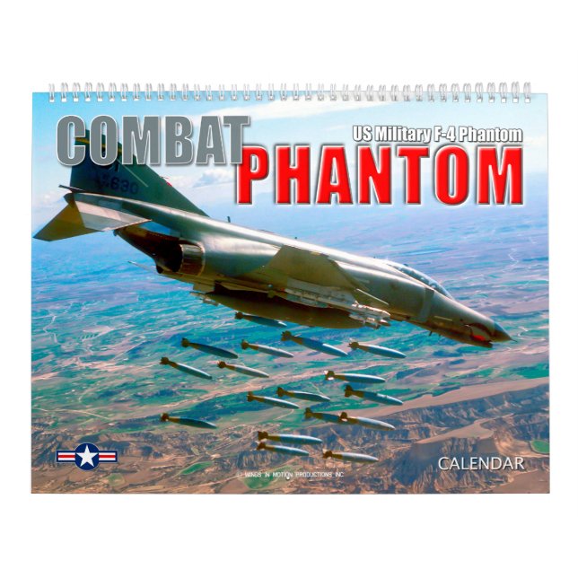 COMBAT PHANTOM - US MILITARY F-4 PHANTOM CALENDAR (Cover)