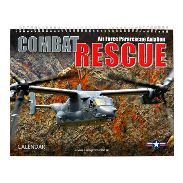 COMBAT RESCUE - Pararescue Aviation Calendar (Cover)
