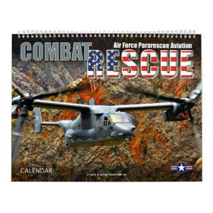 COMBAT RESCUE - Pararescue Aviation Calendar