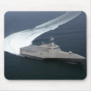 Combat ship Independence in the Gulf of Mexico Mouse Mat