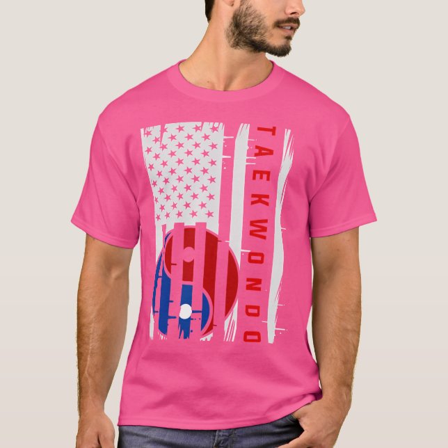 Combat Sport Usa Yin Yang Taekwondo T-Shirt (Front)