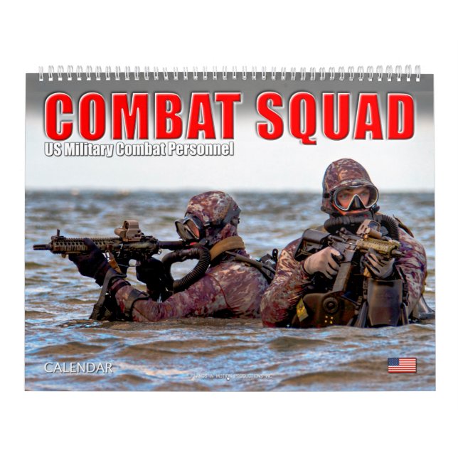 COMBAT SQUAD - US Military Combat Personnel Calendar (Cover)