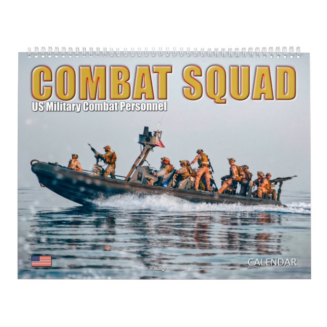 COMBAT SQUAD - US Military Combat Personnel Calendar (Cover)