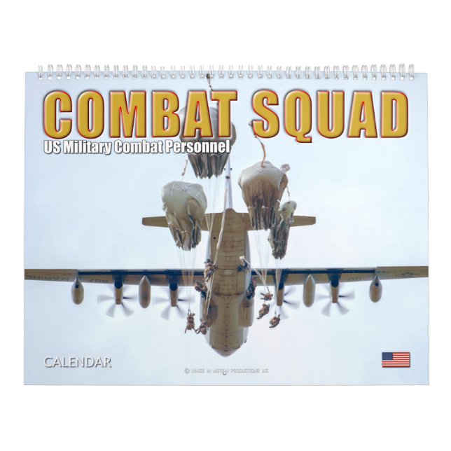 COMBAT SQUAD - US Military Combat Personnel Calendar (Cover)