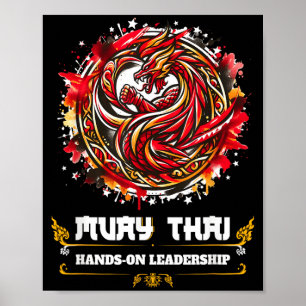 Combat Srts Thai Boxing MMA Kickboxing Humour Muay Poster