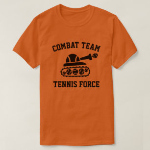 Combat team tennis force tank t shirt for player