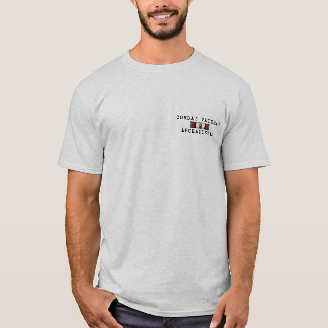 Combat Veteran Afghanistan Shirt (Front)