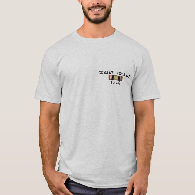 Combat Veteran Iraq Shirt (Front)