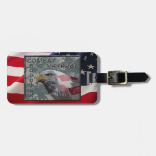 Combat Veteran Luggage Tag