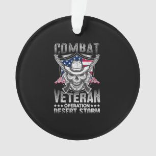 combat veteran operation desert storm ornament