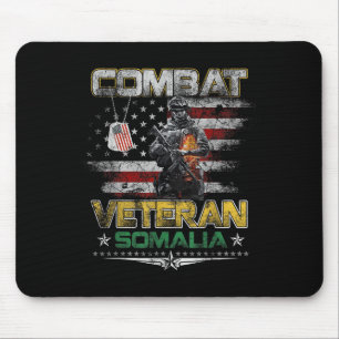 Combat Veteran Somalia Military Vintage Flag Veter Mouse Mat