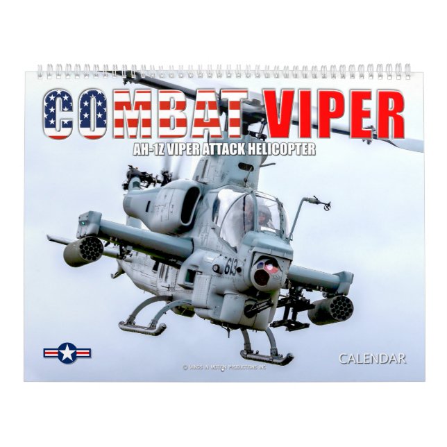 COMBAT VIPER - AH-1Z VIPER Attack Helicopter Calendar (Cover)