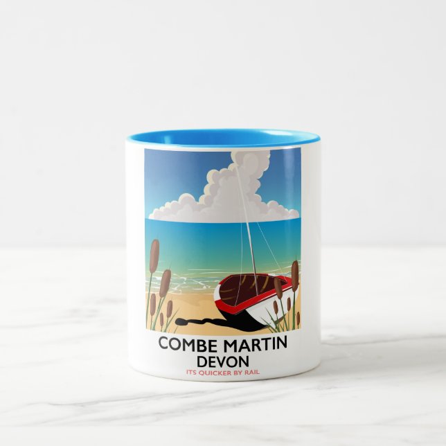 Combe Martin Devon Two-Tone Coffee Mug (Center)
