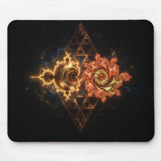 Combination Mandelbrot Juliabrot Sierpinski Gasket Mouse Mat