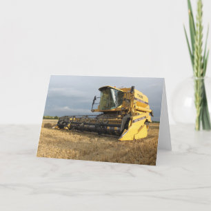 Combine Harvester Card