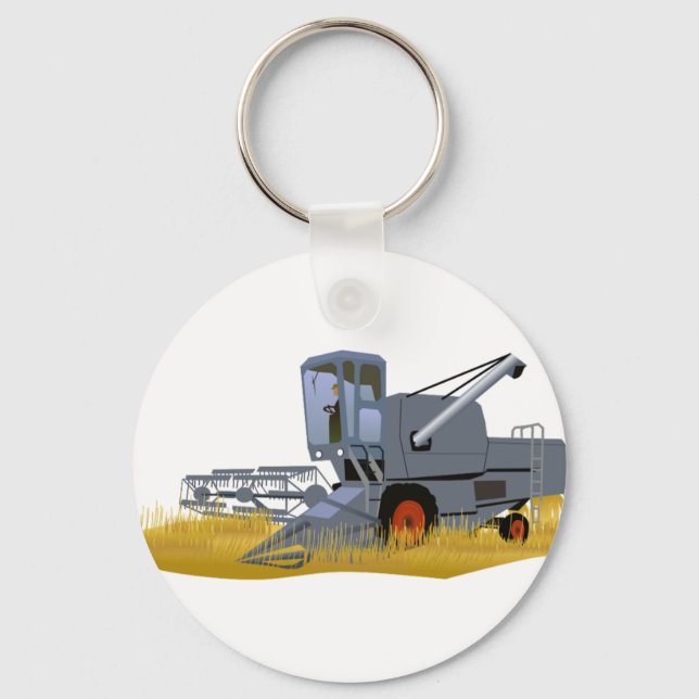 Combine Harvester Key Ring (Front)