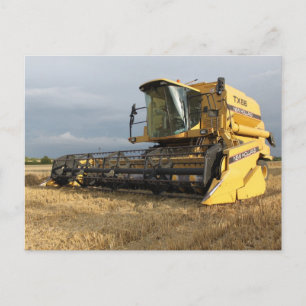 Combine Harvester Postcard