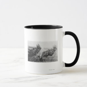 Combine Harvester Scene Mug