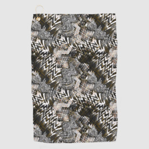 Combined, ethnic, African . Golf Towel