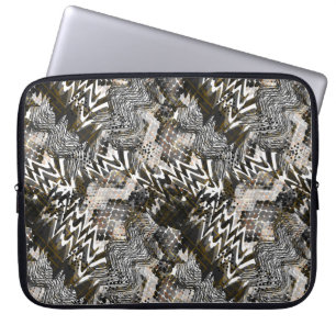 Combined, ethnic, African . Laptop Sleeve