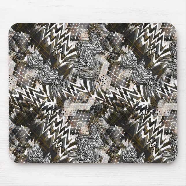 Combined, ethnic, African . Mouse Mat (Front)