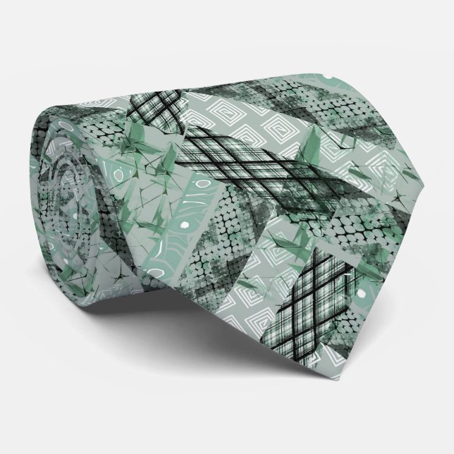 Combined, ethnic, African Tie (Rolled)