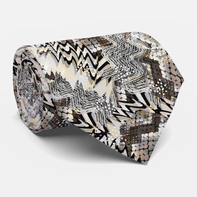 Combined, ethnic, African Tie (Rolled)