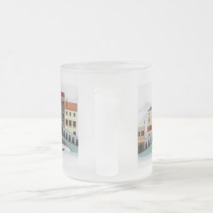 Combo Mug, 15 oz Frosted Glass Coffee Mug