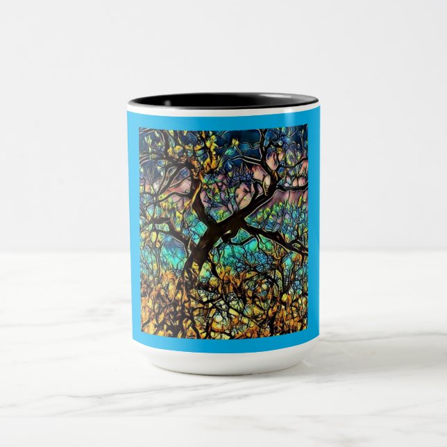 Combo Mug, 15 oz-Tree of Life Mug (Center)