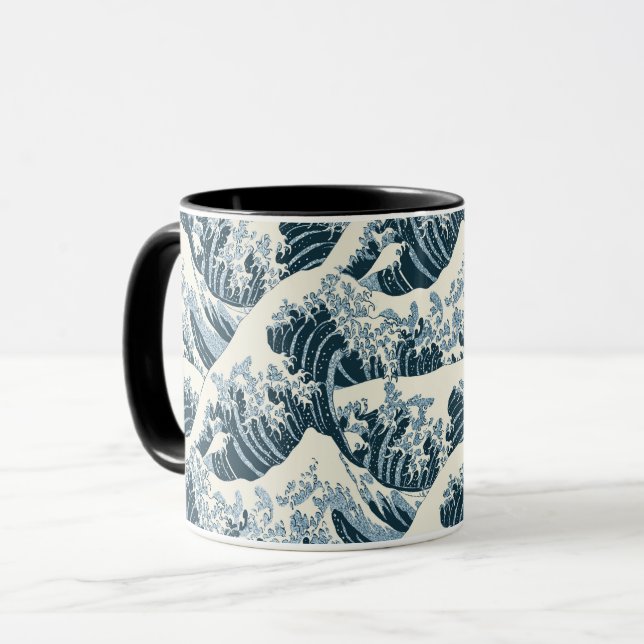Combo Mug - Hokusai's The Wave (Front Left)