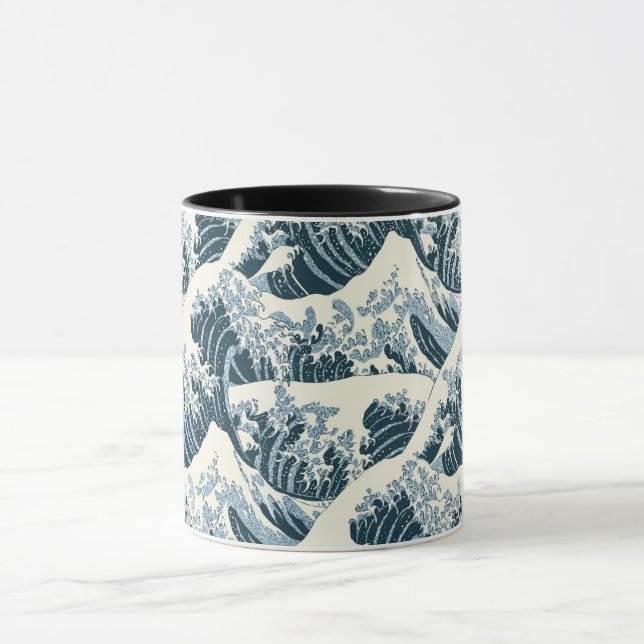Combo Mug - Hokusai's The Wave (Center)