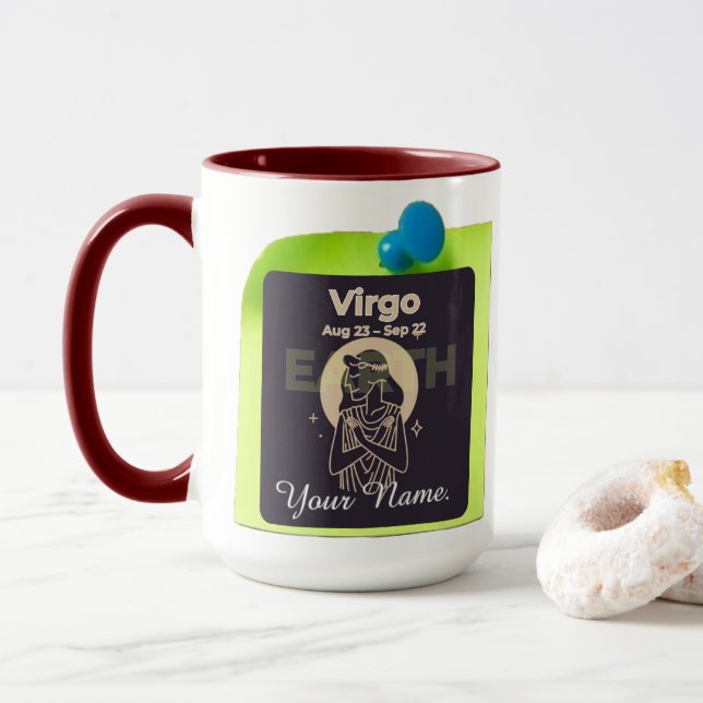 Combo Mug M06 #PinnedMyZodiac! Virgo (With Donut)