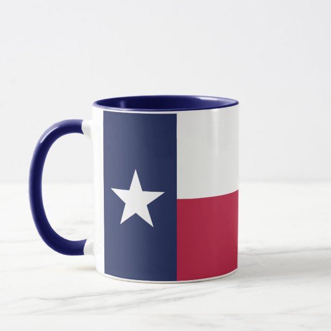 Combo Mug Of Texas Flag (Left)