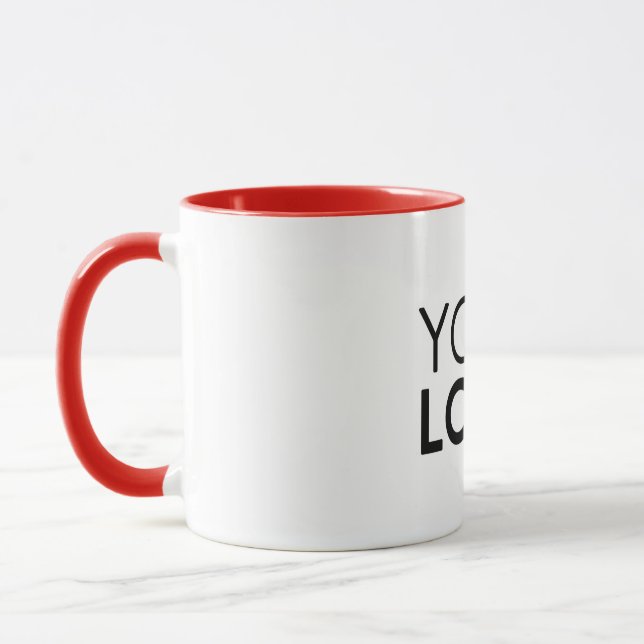 Combo Mug - Red (Left)