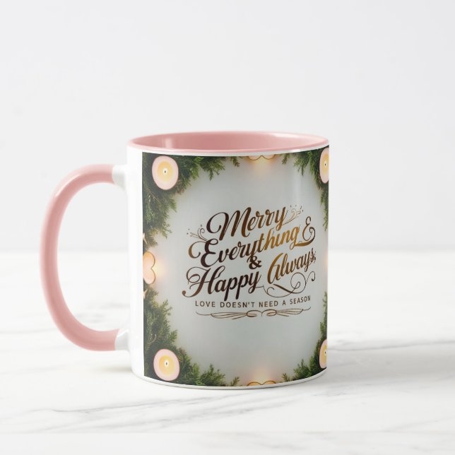Combo Mug Set – Cosy Candlelight Christmas Gift (Left)