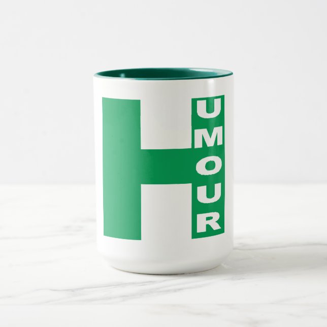 Combo mug white HUMOUR (Center)