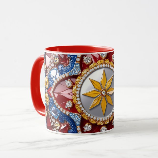 Combo Mug with Colombian Colours (Front Left)