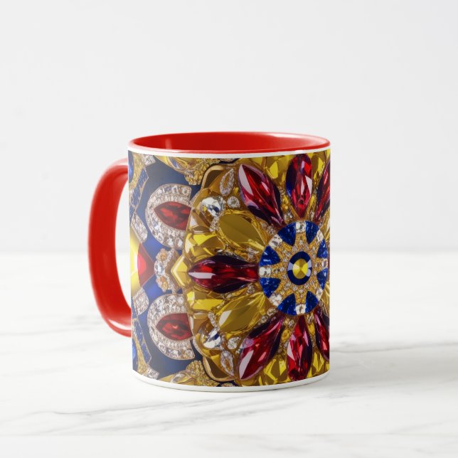 Combo Mug with Colombian Colours (Front Left)