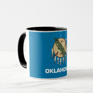 Combo Mug with flag of Oklahoma State, USA