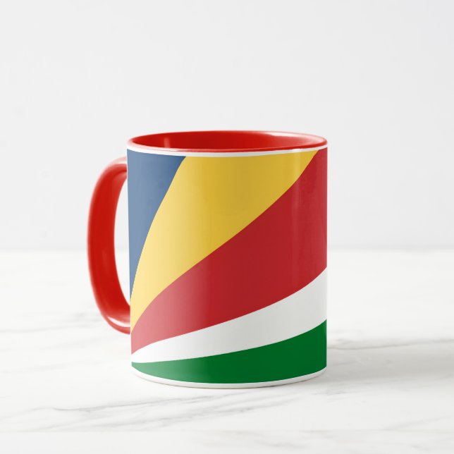 Combo Mug with Seychelles Colours (Front Left)