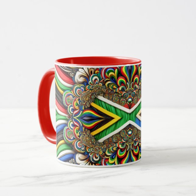 Combo Mug with South African Colours (Front Left)