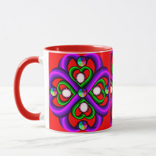 Combo Mug with Vibrant Colourful Design"