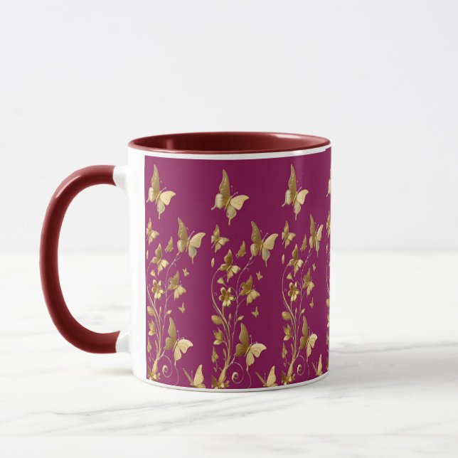 combo mugcolorfulmug coffeelover teatime mug (Left)