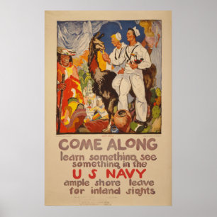Come Along - U.S. Navy Poster