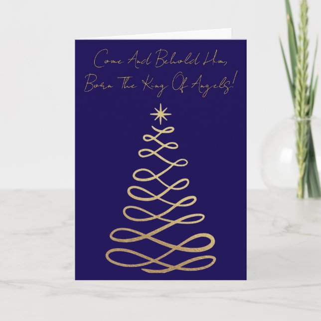 Come And Behold Him | Christmas Greeting Card (Front)