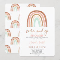 Come and Go Rainbow Baby Shower girl